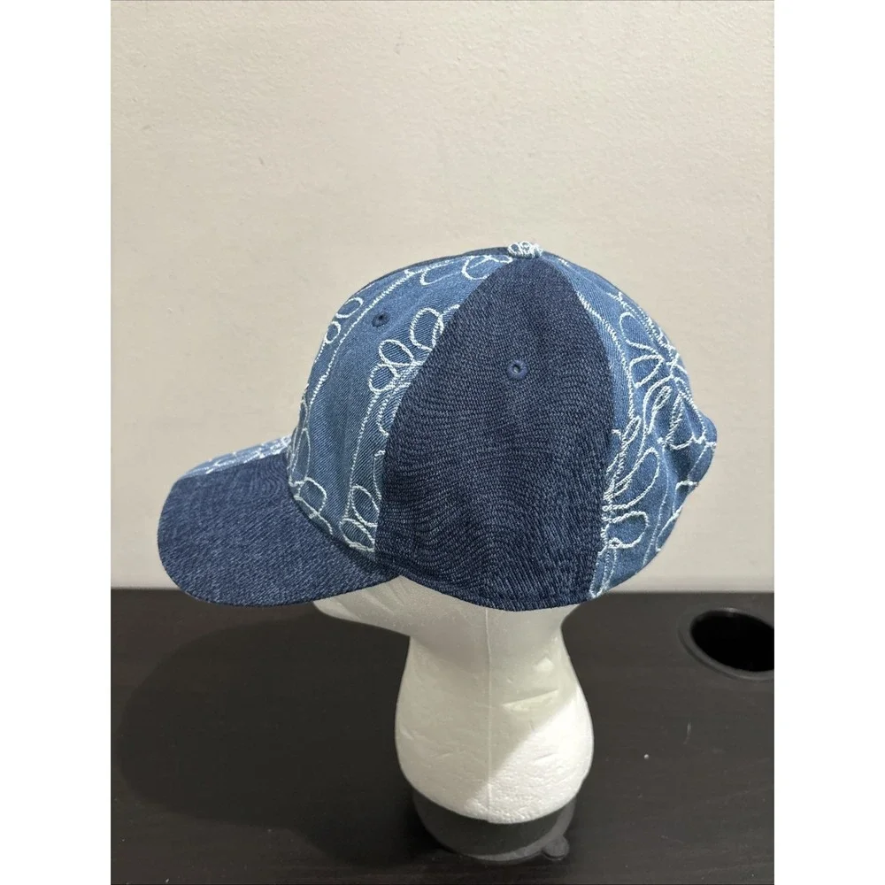 Kangol Cap Hat Denim Mashup Baseball Blue OSFA One Size